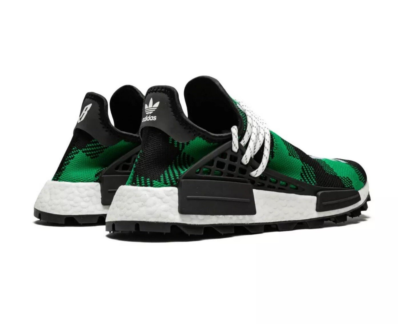 adidas nmd hu pharrell x bbc green plaid