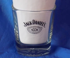 JACK DANIELS Old No. 7 Rocks Glass Tumbler w/ Embossed Bottom