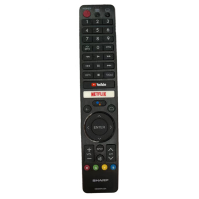 New GB326WJSA For Sharp Netflix Voice LCD TV Remote Control 4T-C50BJ3T
