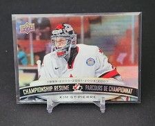KIM ST-PIERRE 2023 Upper Deck Tim Hortons Legends CHAMPIONSHIP RESUME CR-14