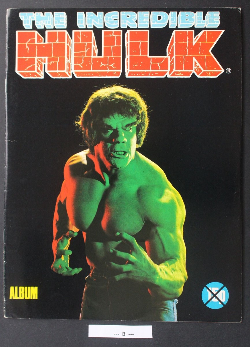 その他 1979 Incredible HULK picture card album Incredible HULK Sticker ALBUM TV Classic LOU FERRIGNO Photo Cover