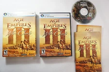 AGE OF EMPIRES III 3: THE WAR CHIEFS Expansion Pack PC Video Game, Completed