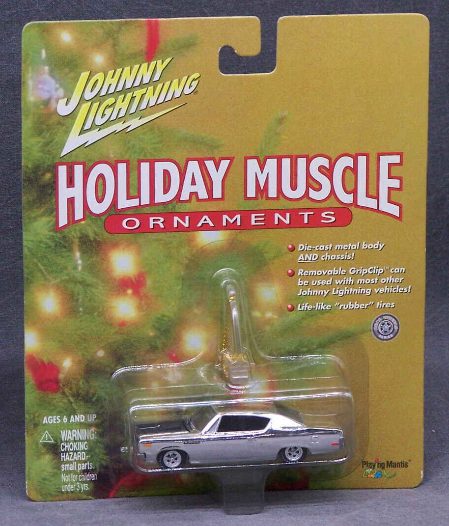 Johnny Lightning 1:64 Holiday Muscle Ornaments '70 Rebel Machine AMC