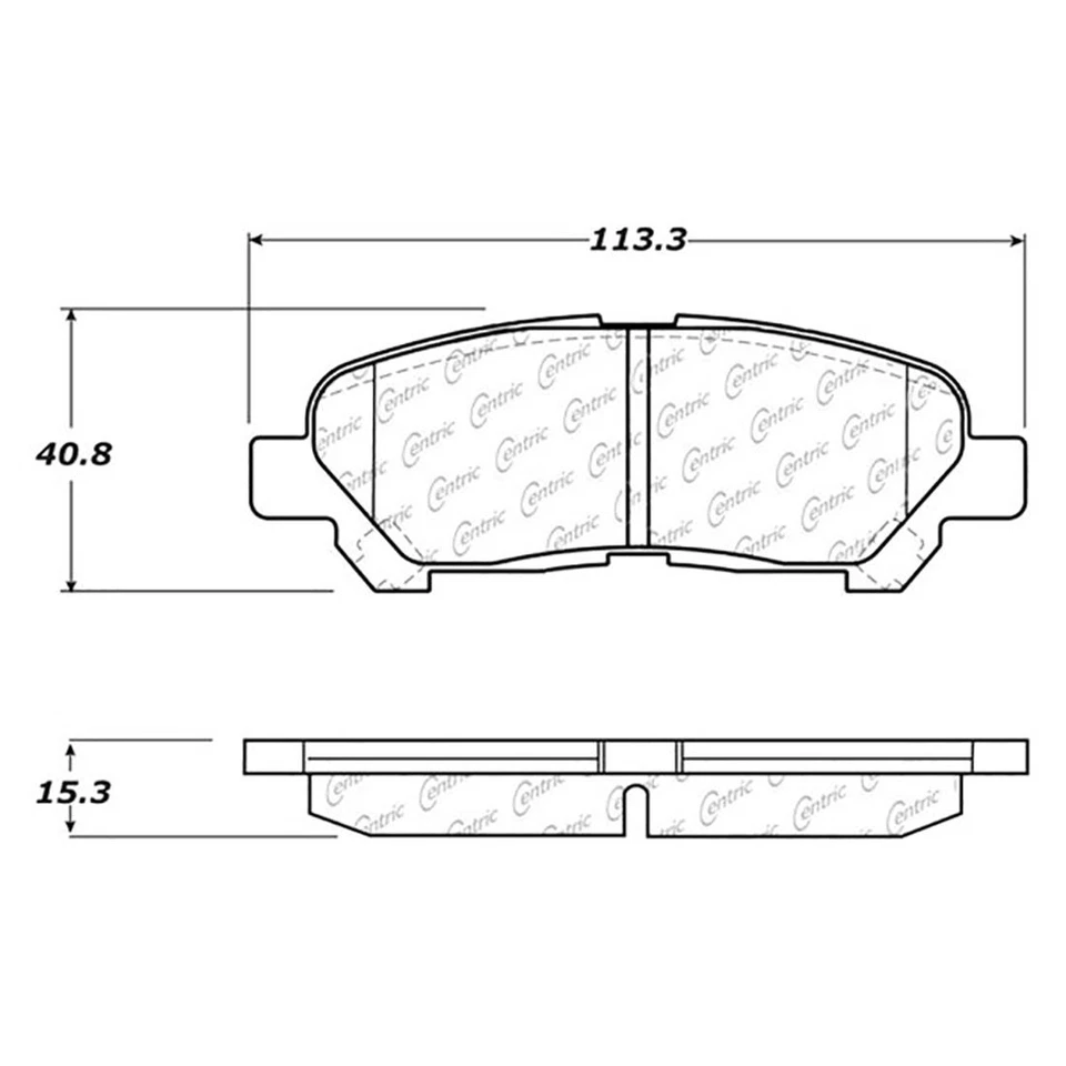 Pastillas de freno de cerámica para Toyota Highlander -2013 2008 2009 2010 2011 2012 2013 Foto 3 de 4