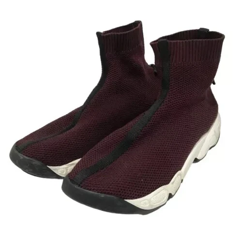 Baskets Christian Dior chaussettes marron taille 35,5