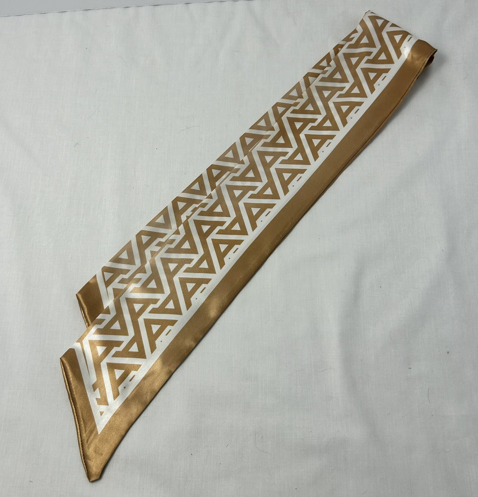 Scarf Hold Pattern Silky Rectangular Ladies Light… - image 1