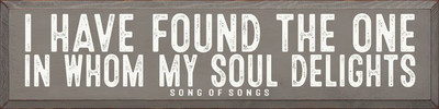 I Have Found The One In Whom My Soul Delights - Song Of Song Old Red
