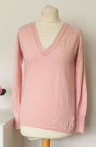 pink fred perry jumper