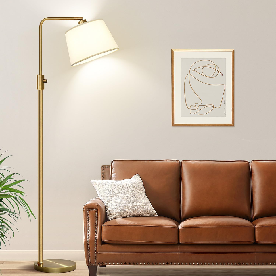 Dimmable Floor Lamp, 1000 LM LED Edison Bulb Included, Arc Floor Lamps