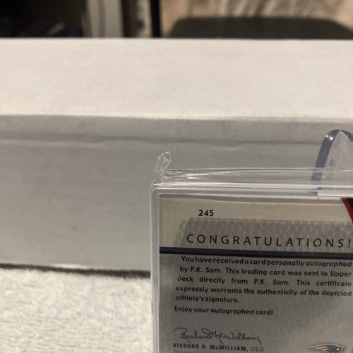 P.K. SAM SWEET SPOT ROOKIE SIGNATURES /699 - Bild 8 von 21