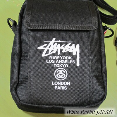 STUSSY 新品未使用　ミヤコマン STUSSY Mini Shoulder Bag Crossbody Pochette Pouch Black