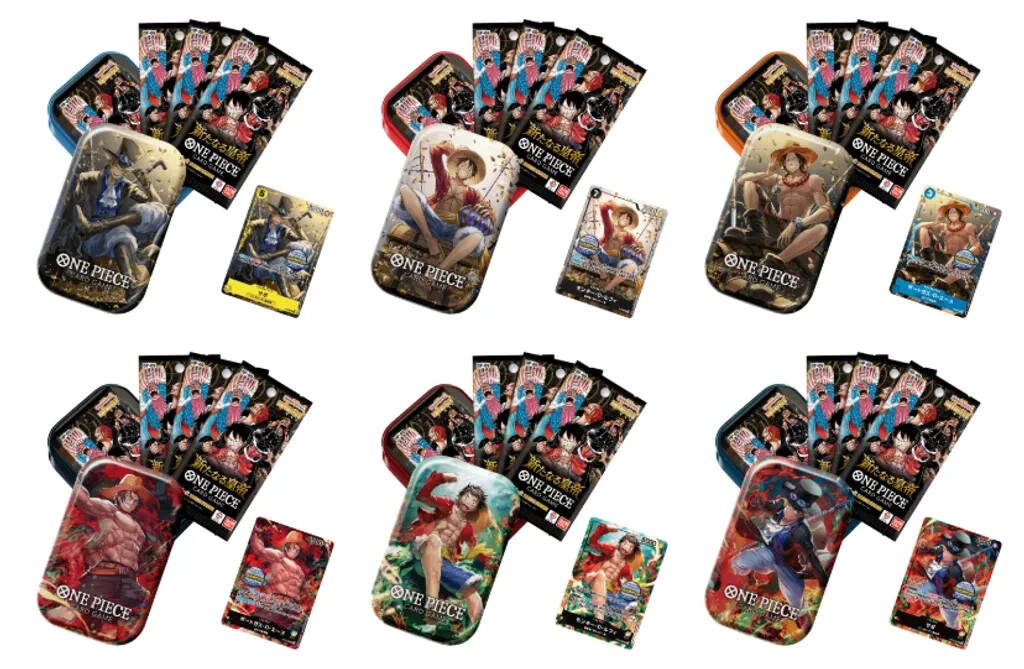 ONE PIECE CARD GAME Mini tin Pack Set VOL.1 Limited edition