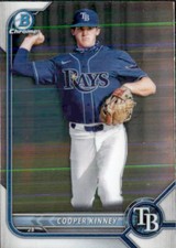 2022 BOWMAN PROSPECT CHROME TAMPA BAY RAYS - COOPER KINNEY #BCP-54