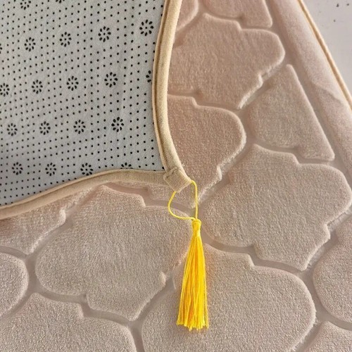 Flanell Muslimische islamische Gebetsteppich Dicke Chenille Stickerei Weiche - Bild 7 von 25
