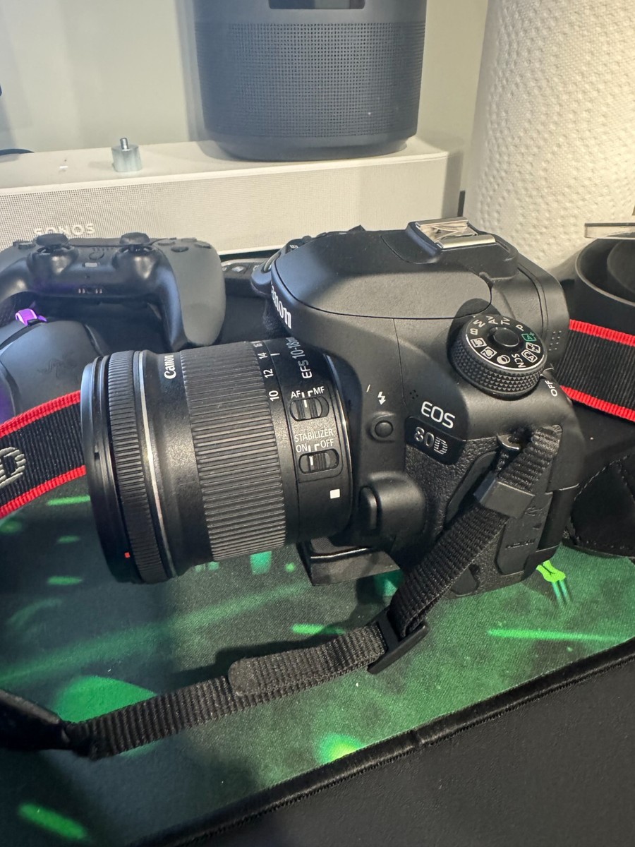 Canon EOS 80D 24.2 MP Digital SLR Camera - Black (with EF-S 18