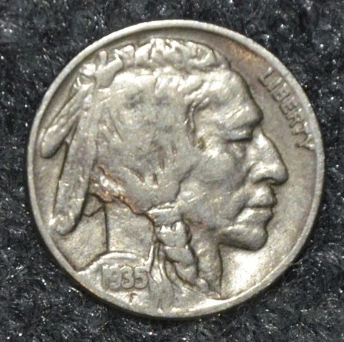 1935 Buffalo Nickel 5C Very Fine Circulated Condition US-8488