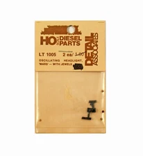 Detail Associates HO Scale Parts LT 1005, Oscillating Headlight w/ Jewels, Mars