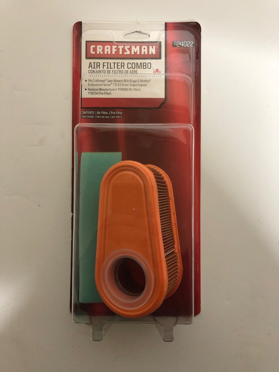 GENUINE CRAFTSMAN 24022 LAWN MOWER FILTERS FOR BRIGGS STRATTON