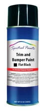 Spectral Paints Trim Paint - Trim Flat Black Spray 12 oz. Can