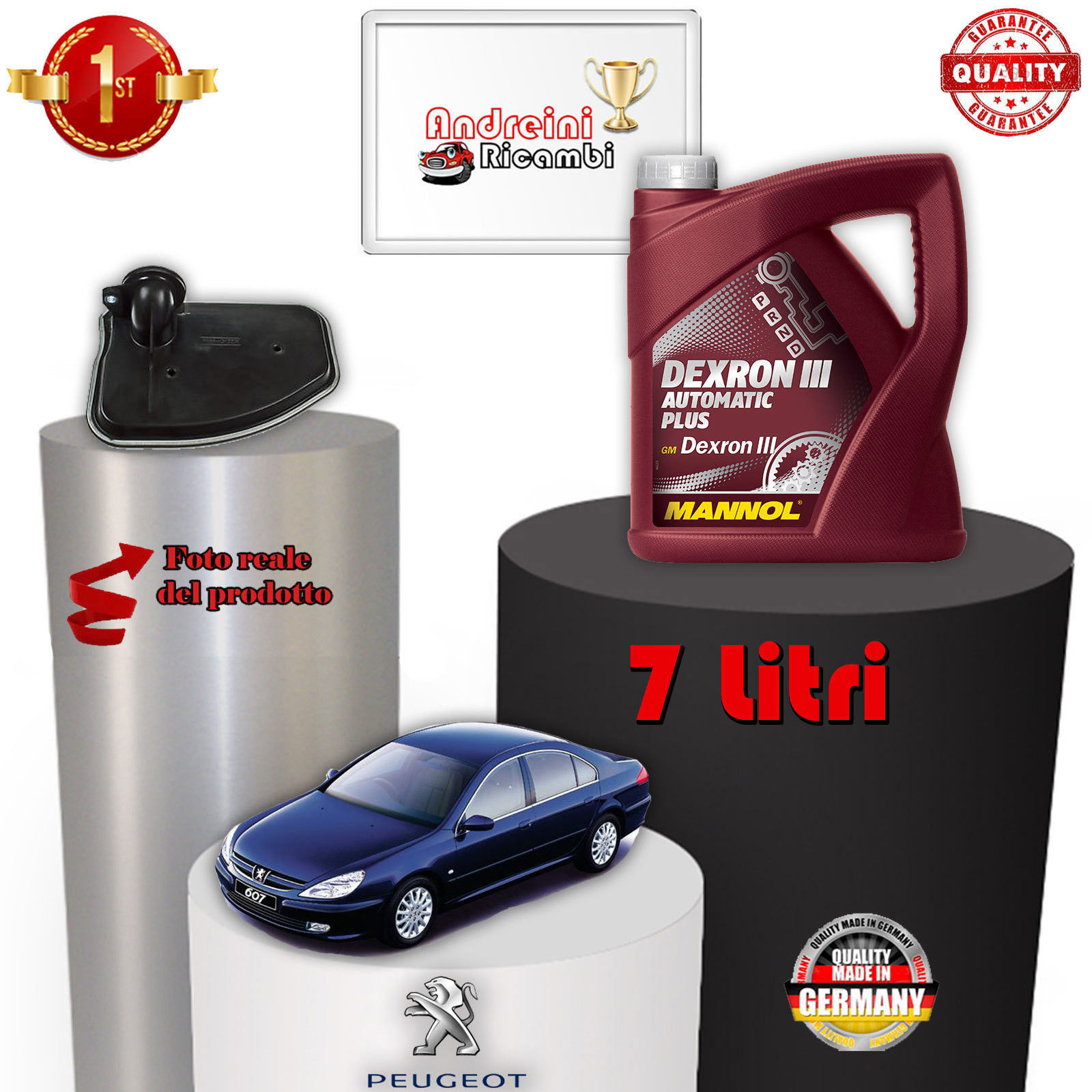 Set Filter Austausch Automatisch Und ÖL Xpeugeot 607 2.0 100KW Von 2000-> 722652-image