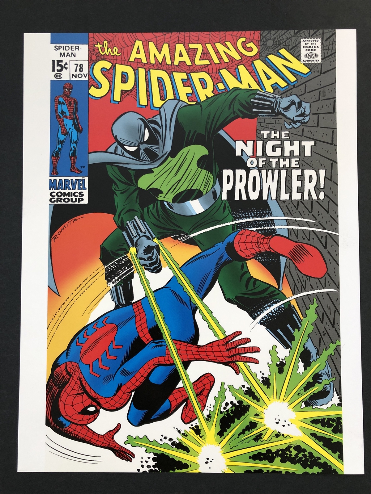 Spider-Man Marvel Comic Book Poster 9x11.5 Collectible Art Print