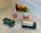 Vtg Lesney Series 1 Matchbox 1960’s Mercedes Truck, Foden Concrete & Petrol Gas