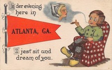 GA~GEORGIA~ATLANTA~ROMANCE~GERMAN~IN DER EVENING HERE I DREAM OF YOU~C.1910