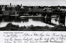 Haverhill, Massachusetts - The Haverhill Bridge - in 1907
