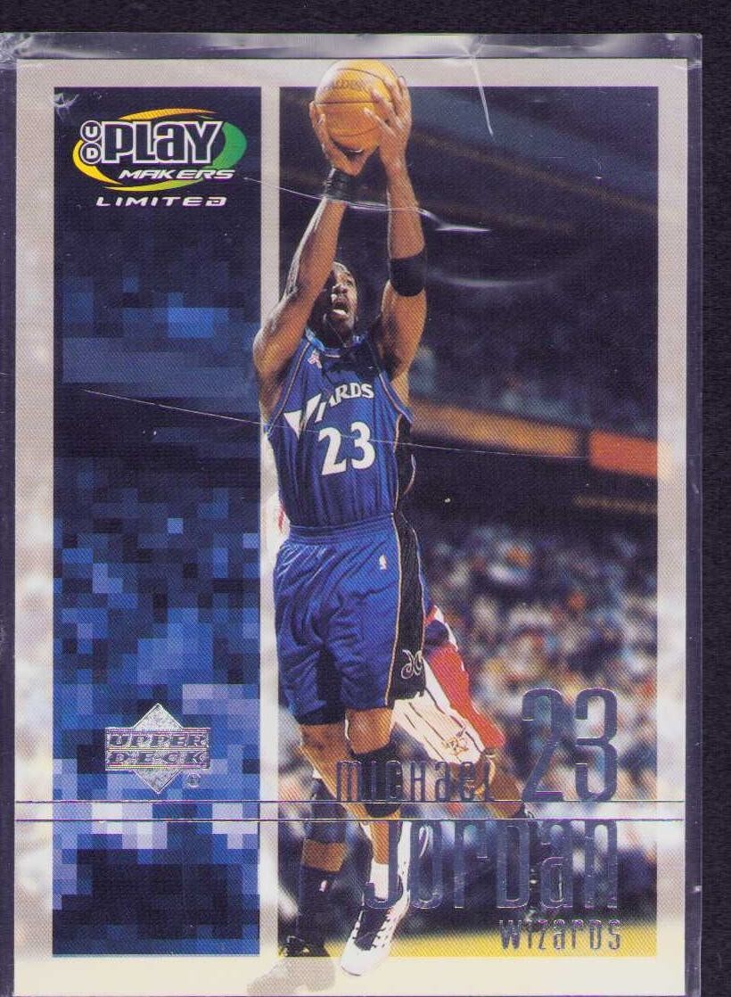 2001-02 UD Playmakers Limited - #98 Michael Jordan Wizards