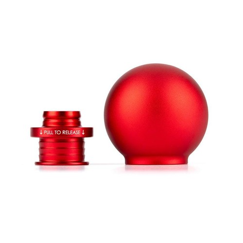 Perilla de cambio de bola de bajo perfil ACUITY POCO roja Acura RSX Honda Civic CRZ Accord Fit - Imagen 10 de 12