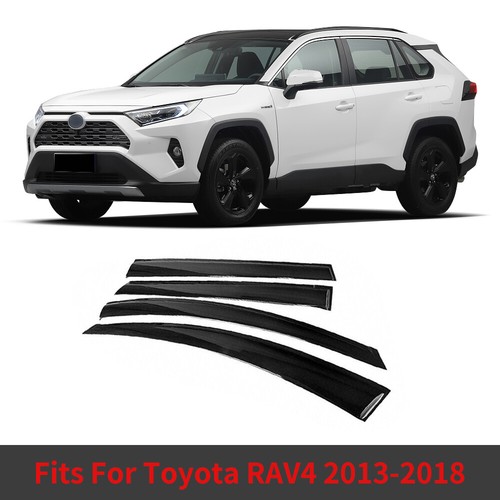 4Pcs Smoke Acrylic Window Visors – Tape On – Fits 2013-2018 Toyota RAV4 XA40 – Advancetuning ADV-WD-TRAV413