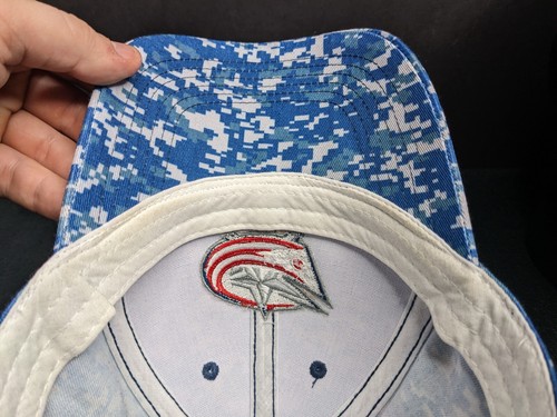 Gorra de béisbol Columbus Blue Jackets Hat CBJ camuflaje digital - Imagen 8 de 9