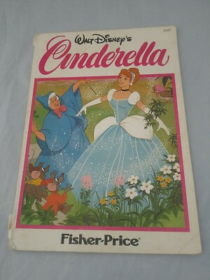 Vintage 1985 Walt Disney Cinderella Fisher Price Comic Book Ebay