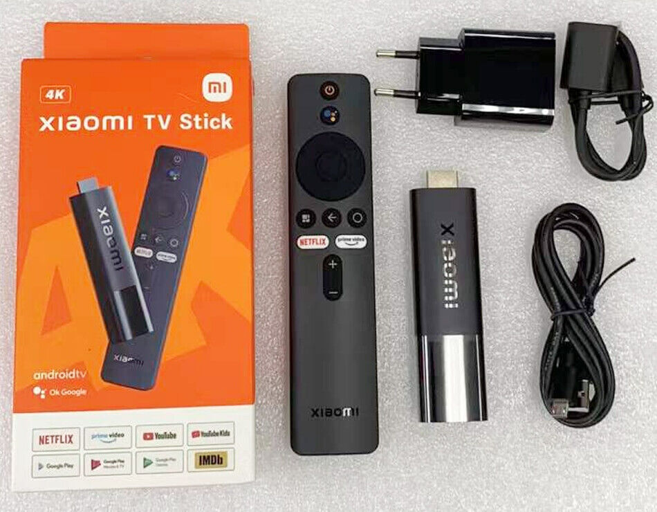 Xiaomi Mi TV Stick 4K Android TV 11 Smart Box WiFi Streaming Device Media  Player