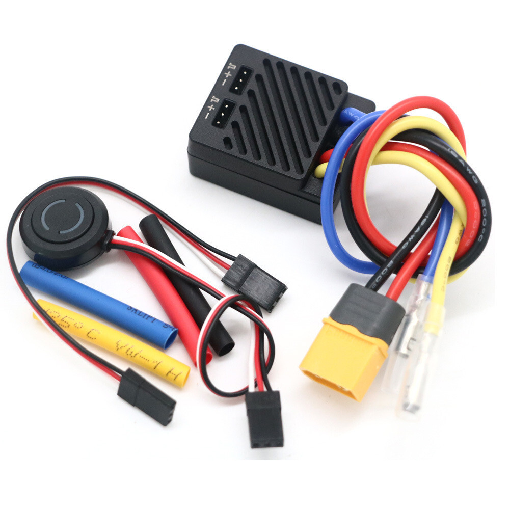 5~7.5V Voltage Adjustable Built-in BEC 70A Brushed ESC Motor For 1/8 1/10 RC Car