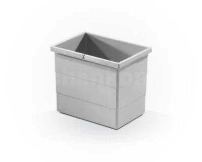 Hailo 15 Liter Inneneimer 1102459 hellgrau für Abfallsystem Cargo Soft Inset - Bild 1 von 4