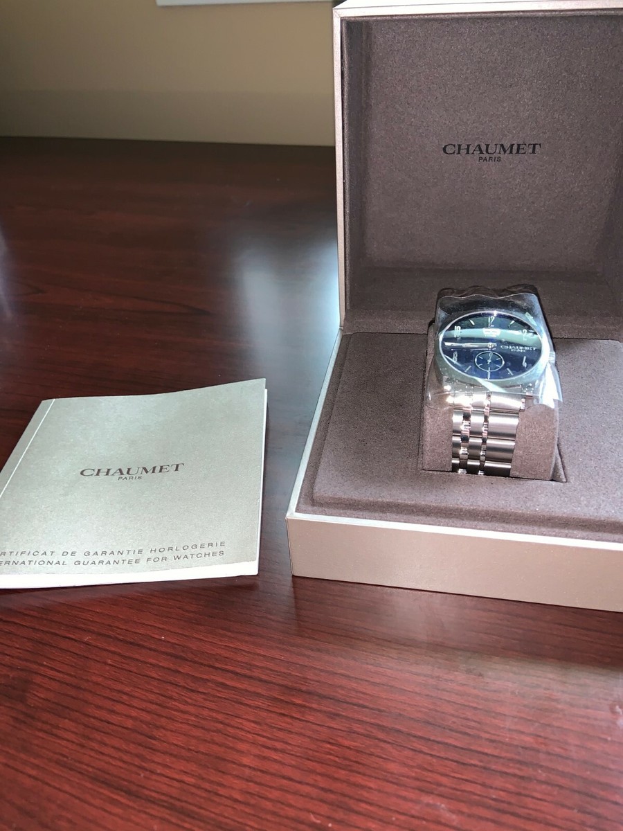 CHAUMETラー Chaumet Paris Dandy Automatique Stainless Steel Black Dial