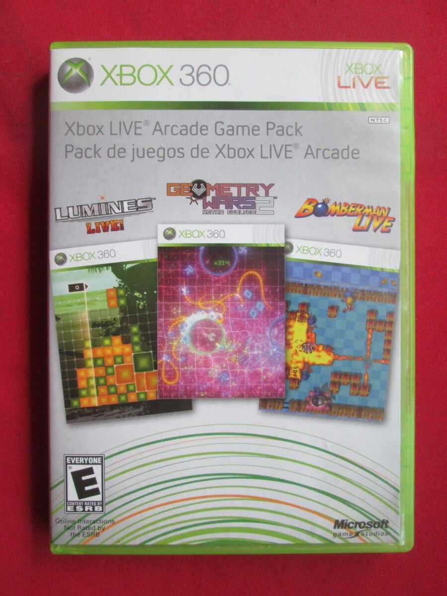 Xbox 360 Live Arcade Game Pack, Bomberman, Lumines, Geometry Xbox 360 Live Arcade Game Pack, Bomberman, Lumines, Geometry