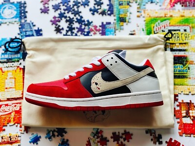 Warren lotas Jason dunk Size 8.5 Red Original Dead Stock/Brand New