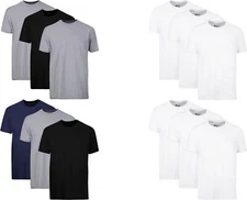 Hanes Men's Moisture-Wicking Cotton with Odor Control Undershirts