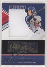 2018 USA Baseball Stars & Stripes Black Gold Jerseys 3/89 Nick Meyer Auto 0a2