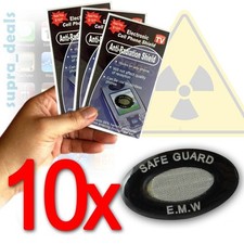 10x Anti Radiation Protection EMF Shield Cell Phone Smartphone Home Radio