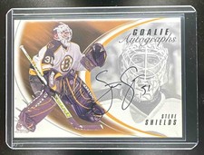2002-03 Be a Player Between the Pipes Goalie Autograph Steve Shields