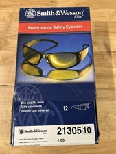 Smith  Wesson 21305 Elite Safety Sun Glasses Amber/Yellow Anti-Fog Lens Each