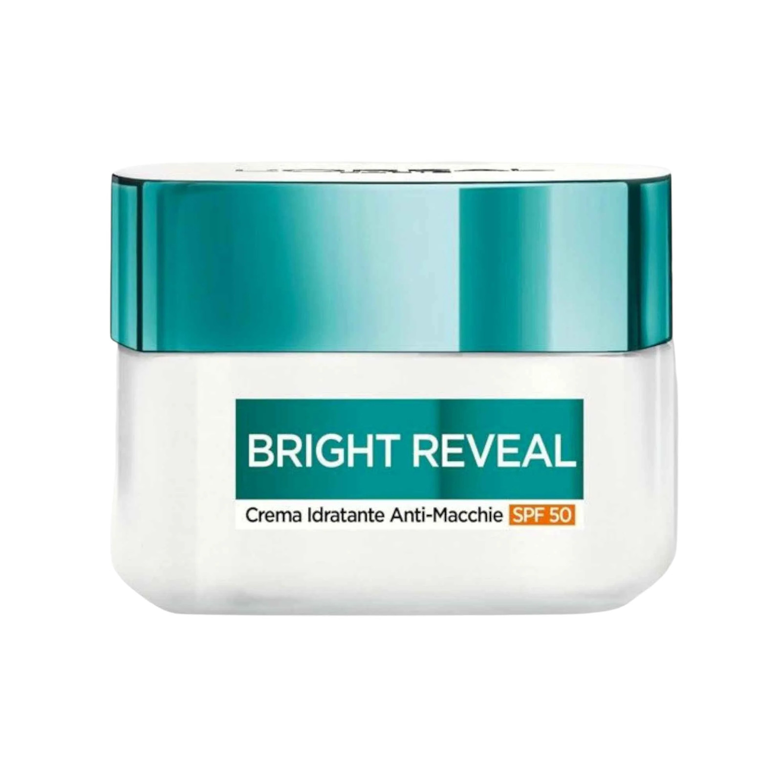 Crème Hydratante Anti-Taches L'Oréal Bright Reveal Soin Visage Éclat SPF 50 pour la Ville et le Plein Air