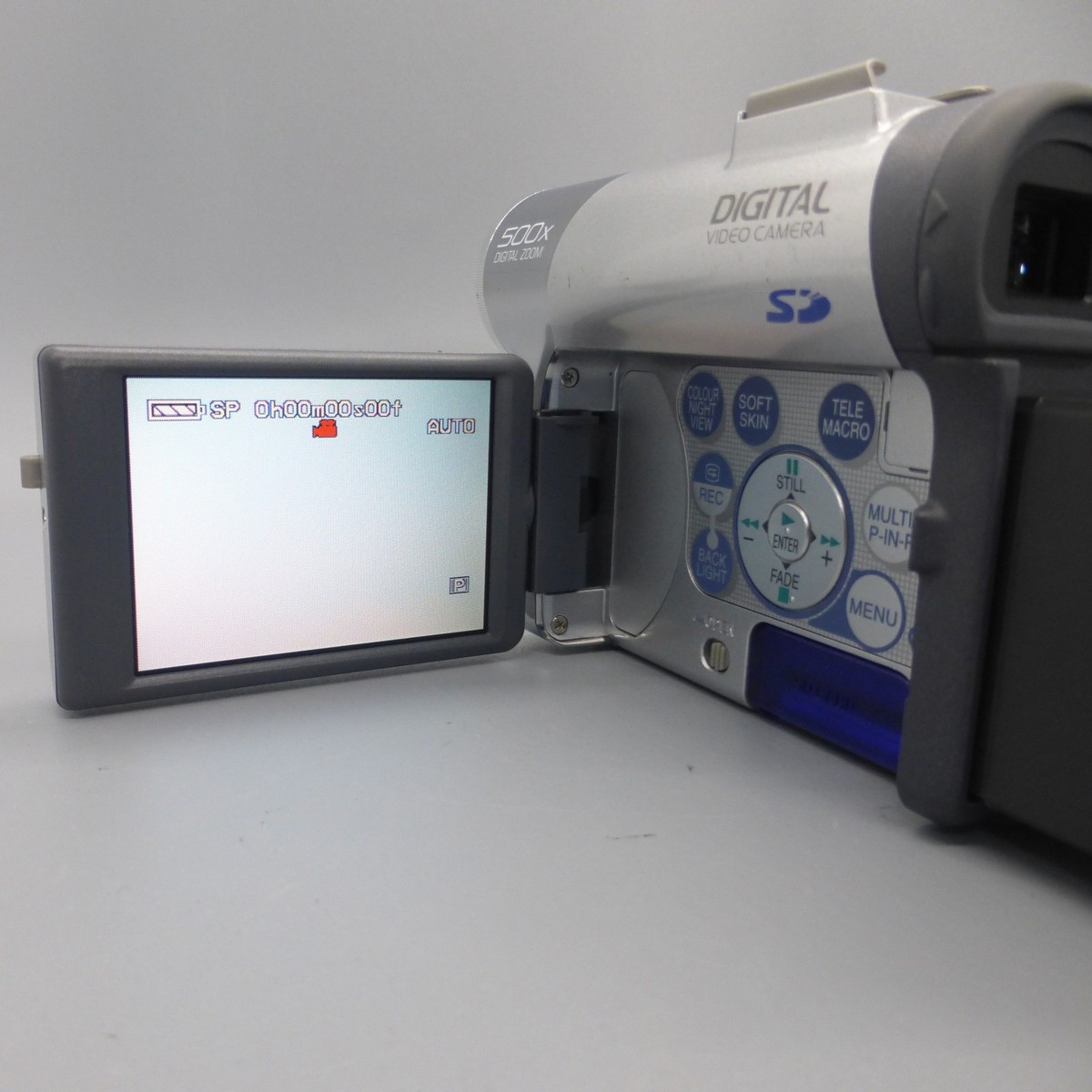 Panasonic NV-GS55 Handheld MiniDV Cassette Camcorder Silver Tested