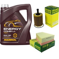 Inspektionspaket 5L Mannol Energy 5W-30 FüR VW Polo 1.9 TDI 1.4 Skoda Fabia I