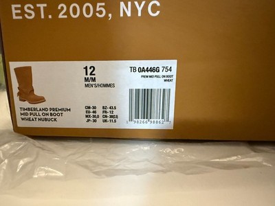 Telfar x Timberland Mid Pull on Boot - Wheat (Men's sizing) | eBay
