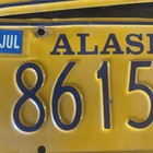 Alaska 8615 DK License Plates Custom Tag Original Vintage  Souvenir Collectible — photo 5
