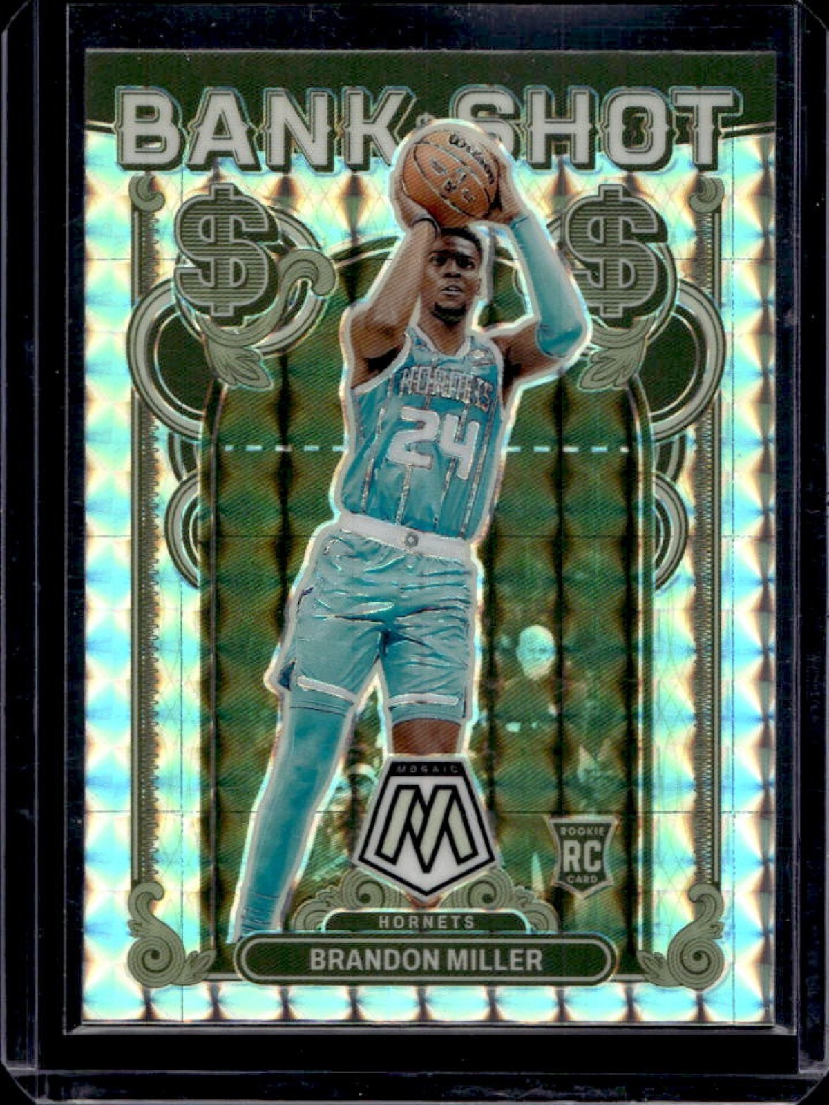 2023-24 Mosaic Brandon Miller Bank Shot RC Mosaic Prizm #14 Hornets